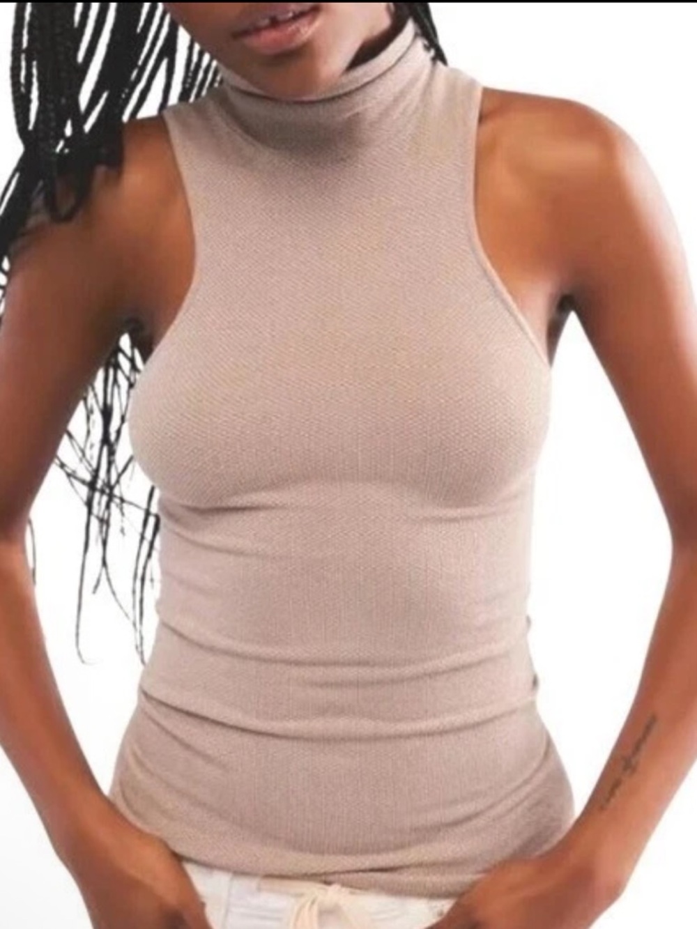 NWT Always Ready Seamless Turtleneck‎ In Ballerina Size XS/S
